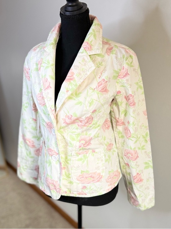 American Rag Jackets & Blazers - American Rag Floral Blazer Jacket NWT Medium Pink Rose Cottagecore